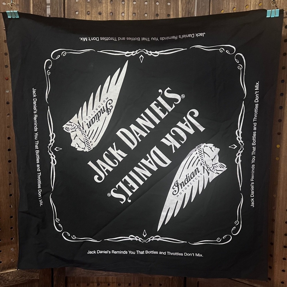 Indian Motorcycle x Jack Daniels Bandana 25.5 inches